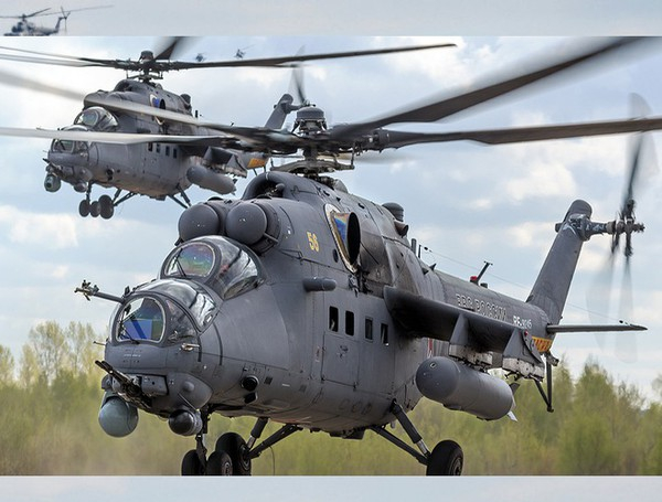 Mi-35M . Helicopter