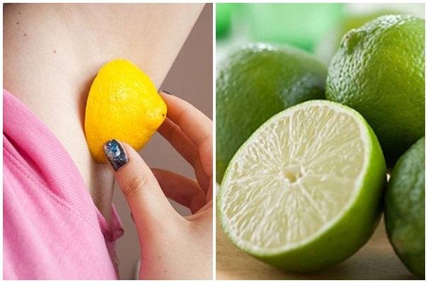 Use fresh lemon juice as a way to treat dark underarms after giving birth