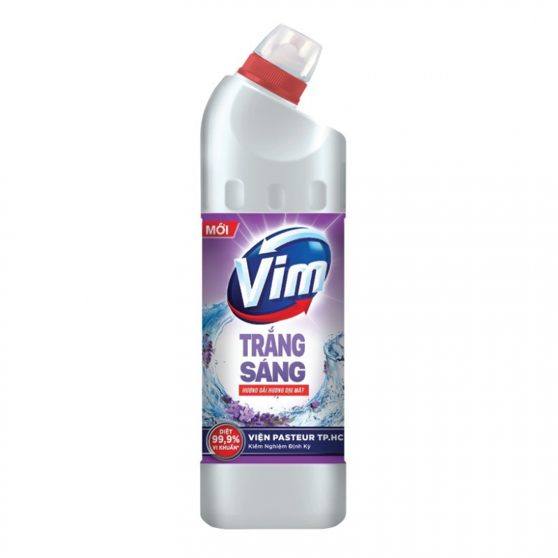 Bright white VIM cleansing gel