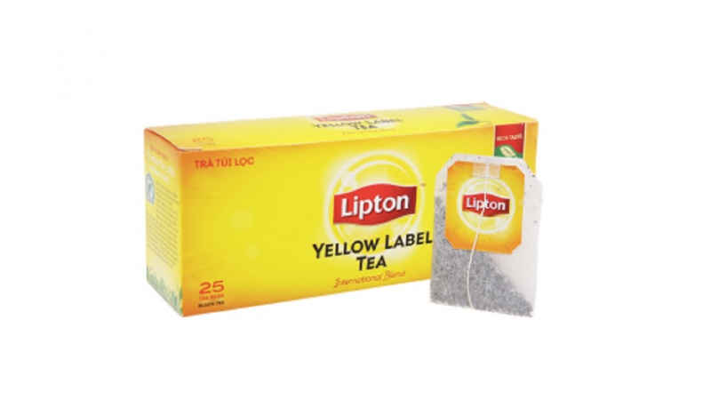 Lipton tea yellow label