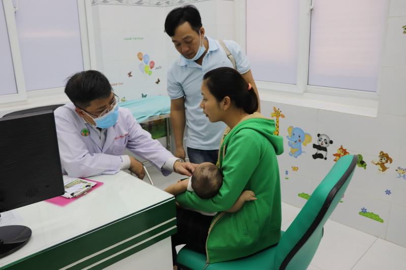 Medical examination for children