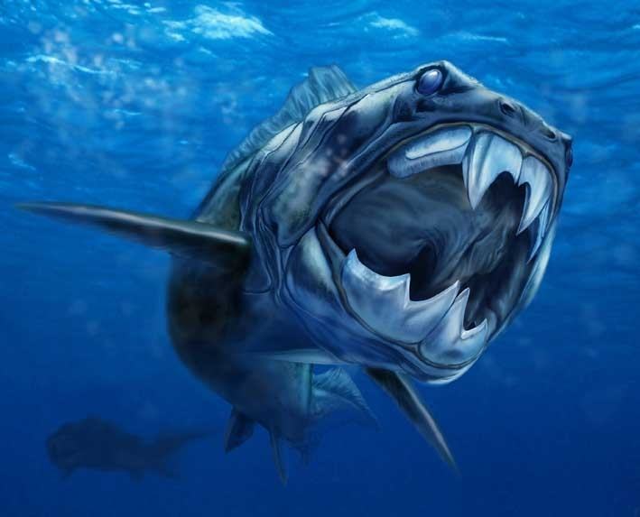 Giant shark has the most terrifying bite