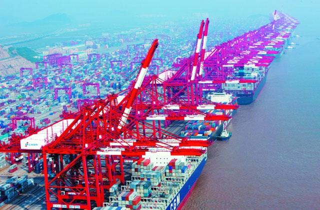 Ningbo - Zhoushan Port is the 5th largest in the world