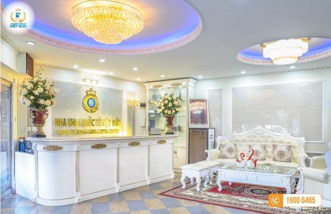 Luxurious space at Viet Duc dental clinic