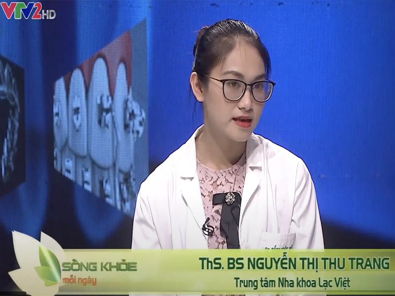 Master, Doctor Nguyen Thi Thu Trang in the program Live Healthy Every Day on VTV2