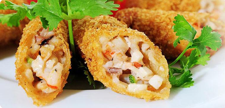 Seafood rolls