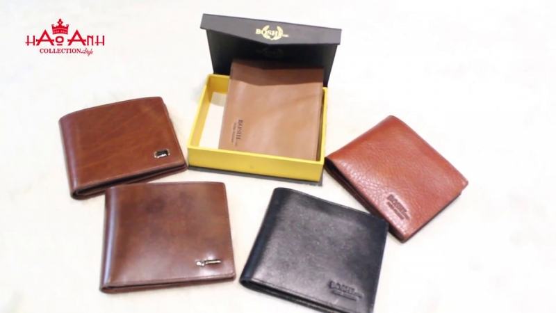 Some models of men's wallets at Hao Anh Collection
