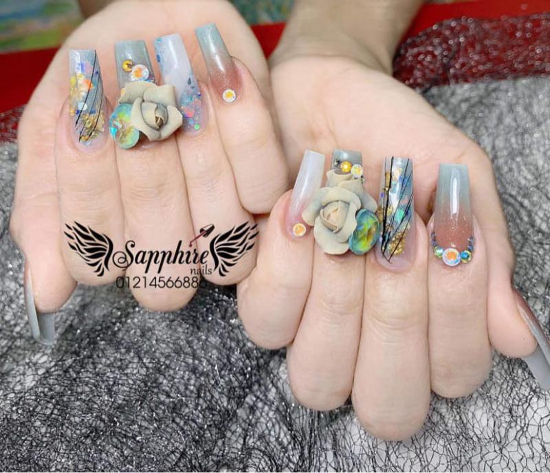 Sapphire Nails