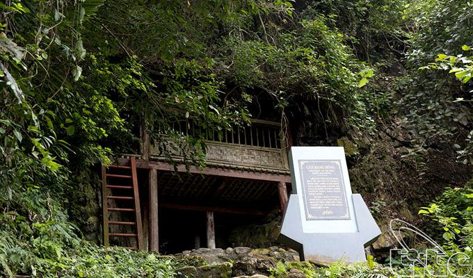 The relic of Hang Bong - where Uncle worked in the Viet Bac war zone