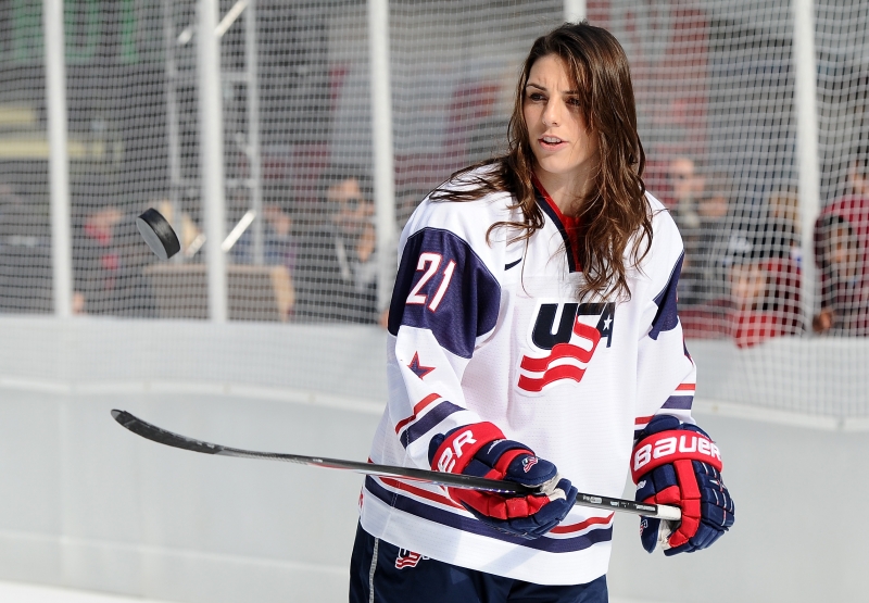 Hilary Knight is beautiful in the shirt color