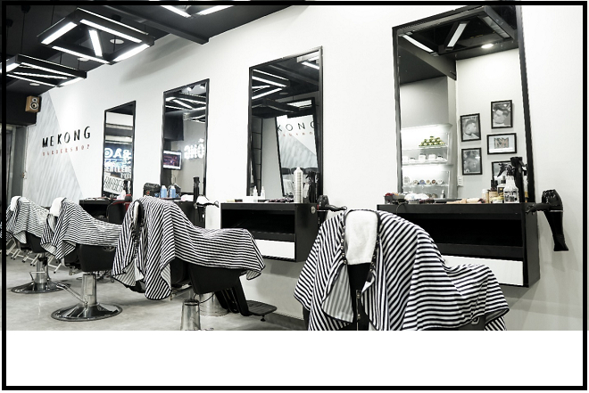 The ultimate space of Mekong Barbershop