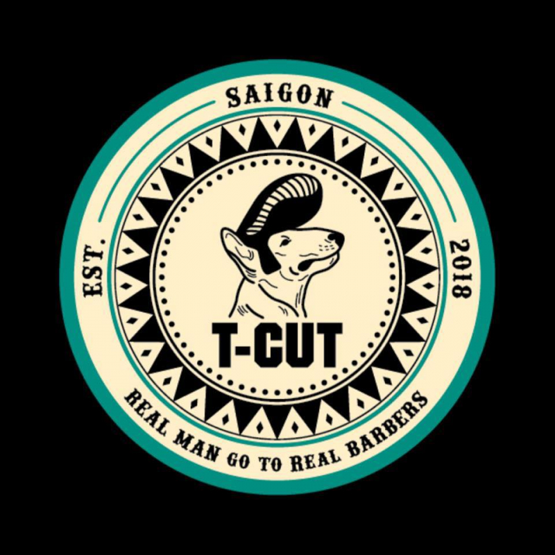 T-Cut Barber Shop Logo
