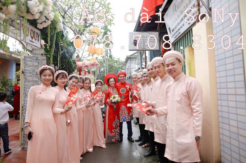 Address to rent a beautiful wedding dress in Hue - SoNy Ao Dai