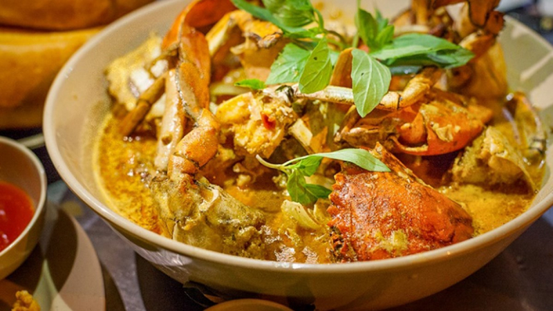 Crab curry