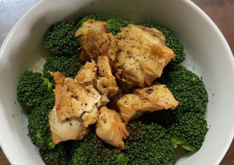 Broiled Broccoli Chicken Breast Porridge