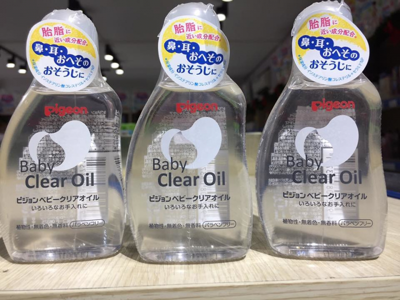 Pigeon Baby Clear Oil 80ml - Massage oil