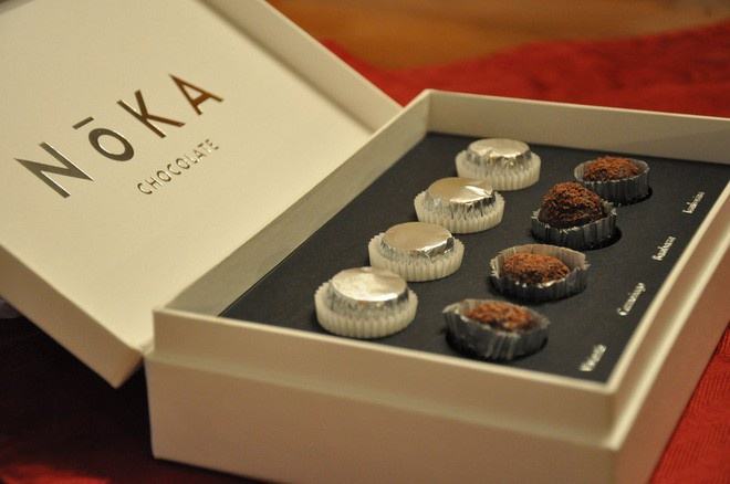 Chocolate with wine flavor Noka