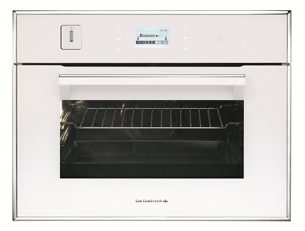 De Dietrich oven with super modern Booster technology, helps food cook faster and still retain the freshness and essential nutrients