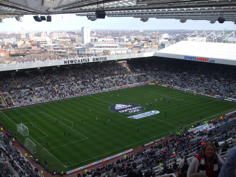 Stadium St. James Park﻿ or Sports Direct Arena before the game