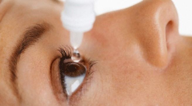 Rinse your eyes with salt water to help clear your eyes