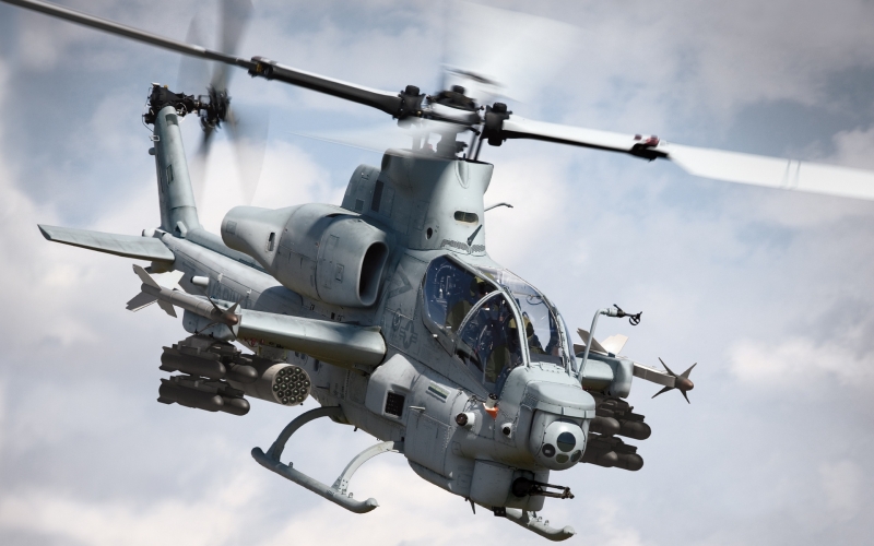 AH-1Z Viper is one of the most modern helicopters in the world