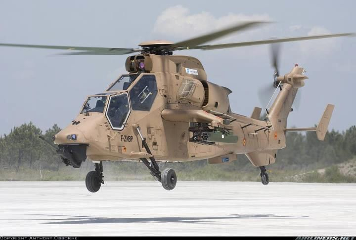Eurocopter Tiger is ranked 4th in the world in terms of modernity