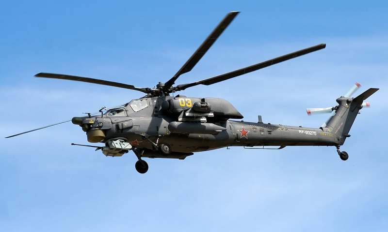 MI-28H Havoc and AH-64 Apache