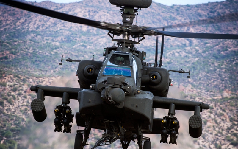AH-64D Apache Long Bow is the most modern helicopter in the world