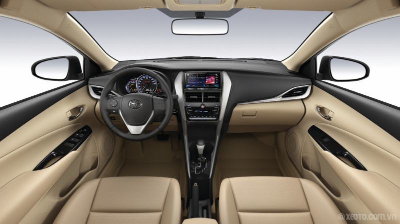 Impressive interior of Toyota Vios
