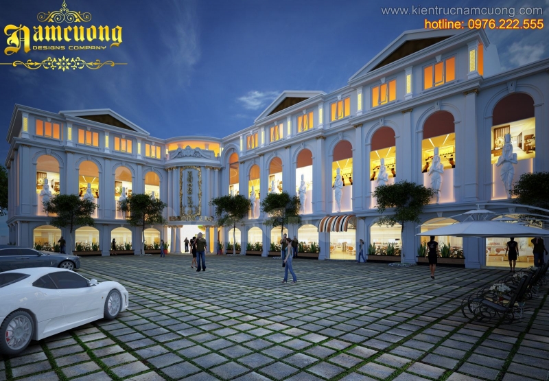 Design model of Truong Tho high-class spa complex