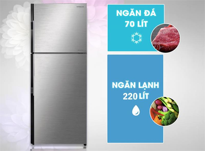 Hitachi Refrigerator H350PGV7-BSL