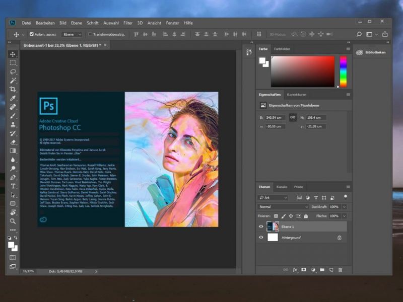 Adobe Photoshop is the most popular and easy-to-use graphic software available today