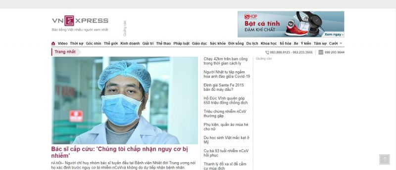 VnExpress electronic newspaper – The most viewed Vietnamese newspaper