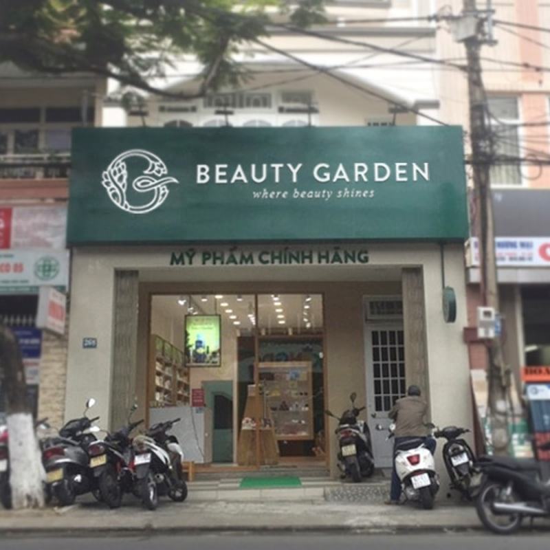 Outside the Beauty garden store