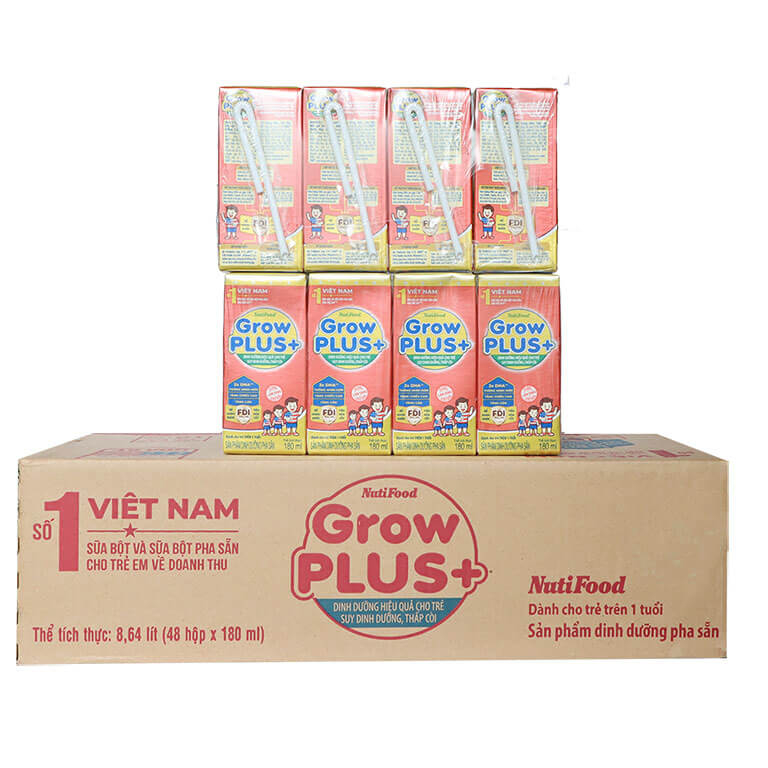 Nuti Grow Plus+ pre-mixed formula milk