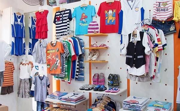 Wide variety of children's clothing