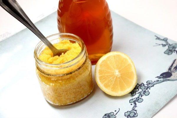Facial hair removal with sugar, honey and lemon