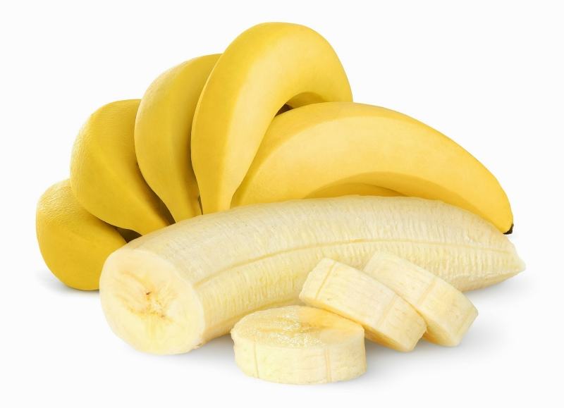 Bananas are one of the foods rich in iron.