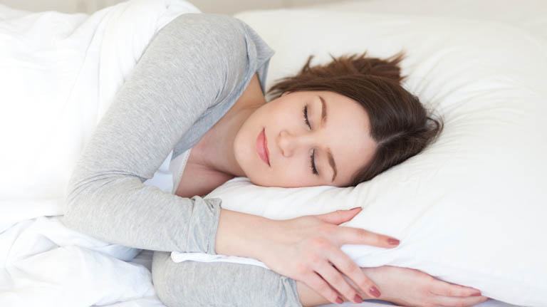 A good night's sleep makes you more relaxed and positive.