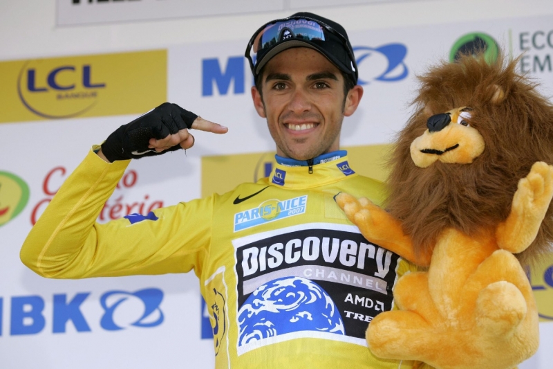 Alberto Contador is a famous Spanish racer