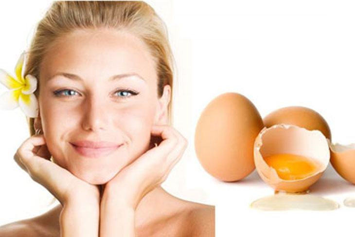 Egg whites combined with lemon will help whiten skin