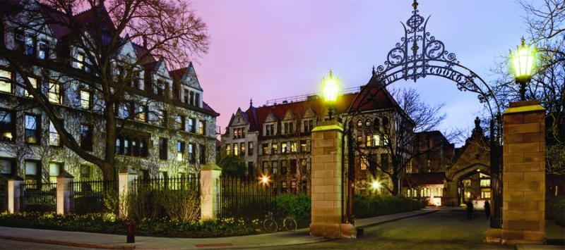 Evening at the University of Chicago