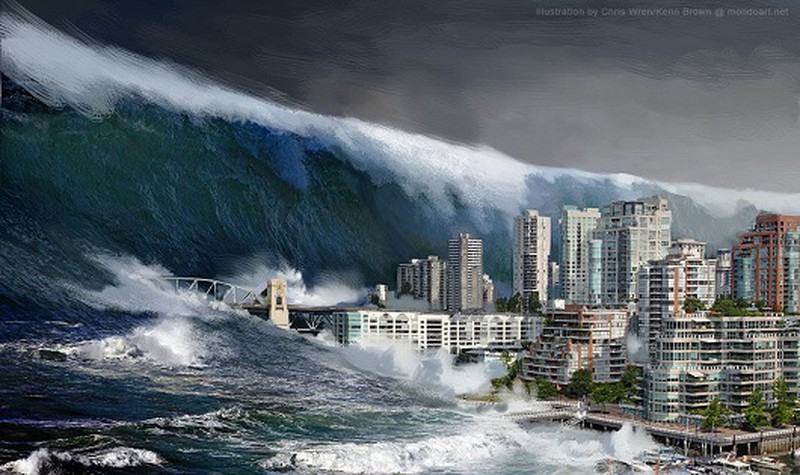Huge tsunamis will appear