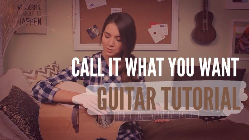 This beautiful girl will be a great teacher for you to learn guitar at home