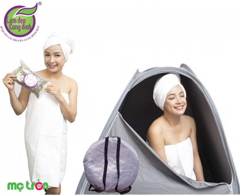 Cung Dinh sauna tent is lightweight and easy to use