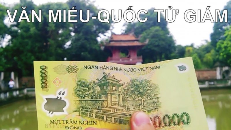 Temple of Literature Quoc Tu Giam (VND 100.000 polymer note)