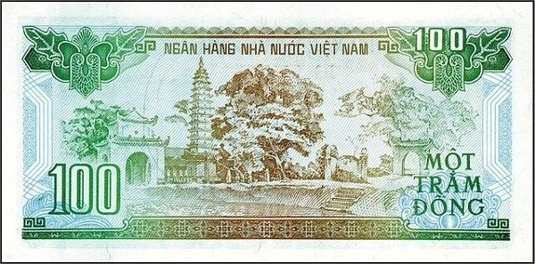 Pho Minh Pagoda (100 dong note)