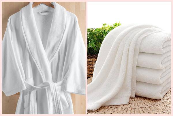 Towels and robes