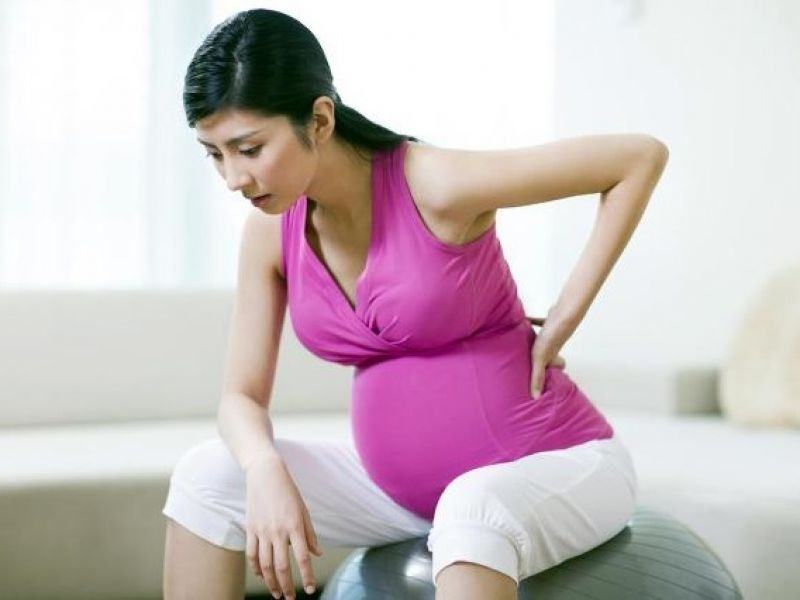 Towards the end of pregnancy, back pain is increasing