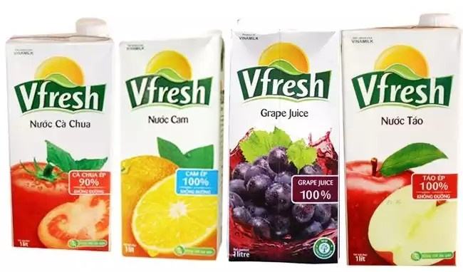 Vfresh fruit juice of Vinamilk